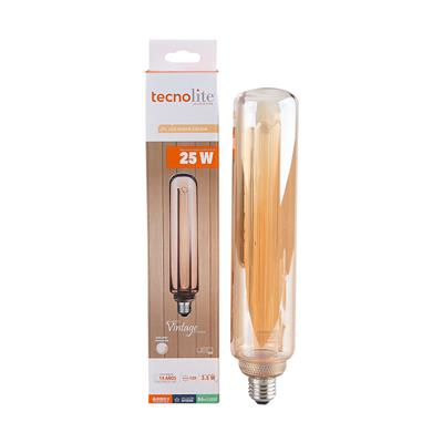 LAMP TUBULAR LED FILAMENTO E27 3W 127V 20K ATEN ALBIREO II