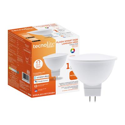 LAMP LED MR16 LED 5W 127V RGB WI-FI FLASH SMART