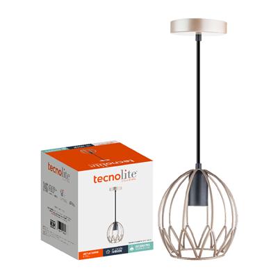 LUM INT SUSP E27 100-240V S/LAMP DORADO KITAL I TECNOLITE