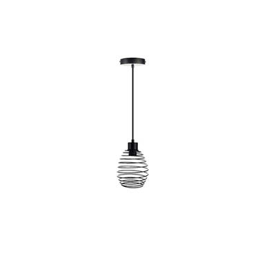 LUM INT SUSP E27 100-240V S/LAMP NEGRO KITAL II TECNOLITE