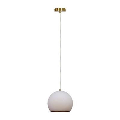LUM INT SUSP TECHO E27 100-240V SIN LAMP ACERO VIDRIO LUNA