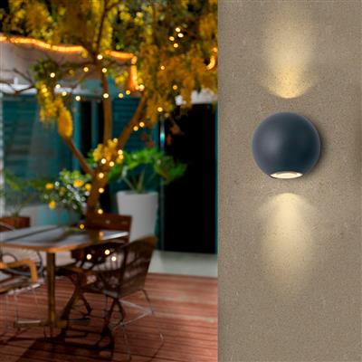 LUM EXT SOB MURO LED 4W 100-240V 30K IP54 NGO VERITATE II