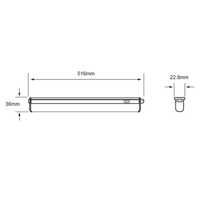 LUM INT SOB TECHO LED 7W 120-240V 27-65K BCO RUBIDEA II SMAR