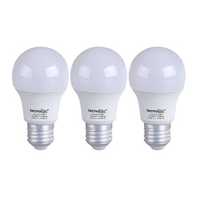 LAMP LED CLASSIC A19 E27 8.5W 100-240V 65K (3PZ) TECNOLITE