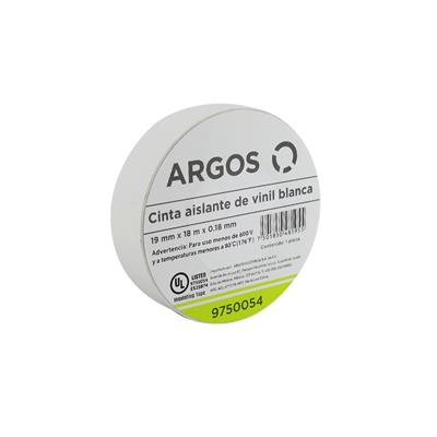 CINTA AISLANTE DE VINIL BLANCO ARGOS