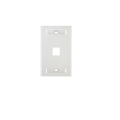 PLACA MODULAR 1 PUERTO KEYCONNECT BLANCO