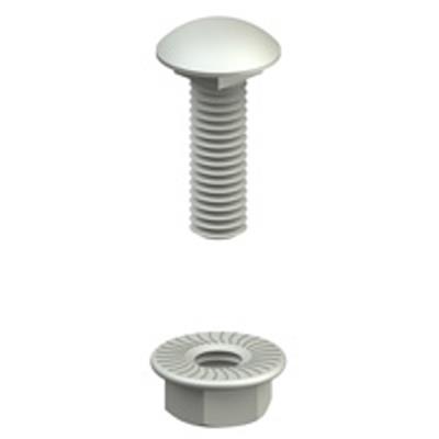 TORNILLO 6X20 + TUERCA EEC6 G/CALIENTE