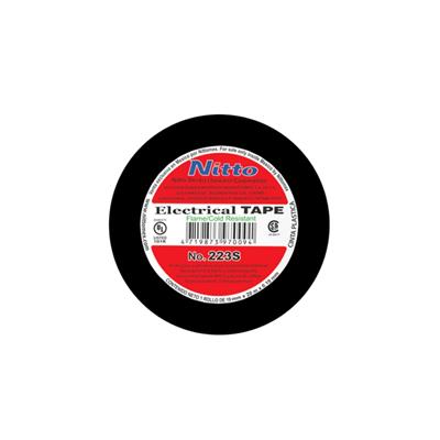CINTA DE P.V.C. 0.19MMX19MMX20M 223S NEGRA NITTO