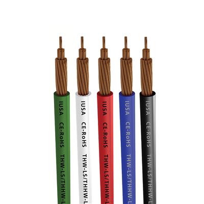 CABLE THW-LS 12 AWG 600V 75-90C 100M NEGRO COBRE-PVC IUSA