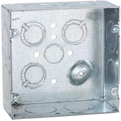 CAJA CUAD 411/16 KO:6-1 1/4 +3-1/2Y2-3/4