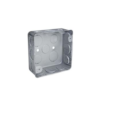 CAJA CUADRADA GALVANIZADA DE 3/4PG