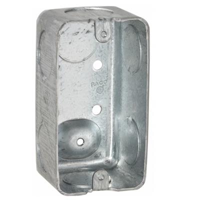 CAJA CHALUPA REF 4X2X1 7/8PG RACO KO 3/4PG