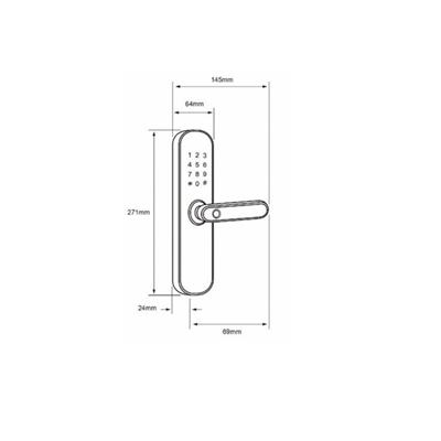 CERRADURA WIFI BIDIRECCIONAL 0.9W 6V NGO