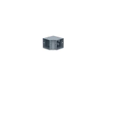 CODO 90G P/DUCTO CUADRADO 10X10 CM GRIS