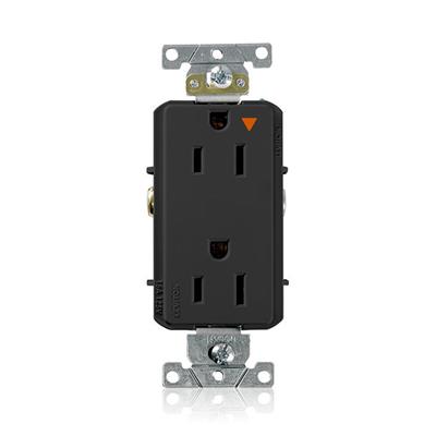 RECEPTACULO DUPLEX DECORA 15A 125V 2P3H ALMENDRA NG