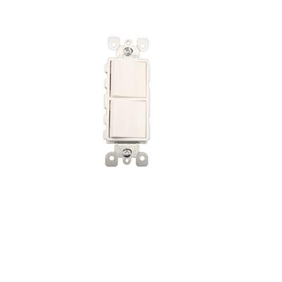 APAGADOR 3V 15A BLANCO DOBLE