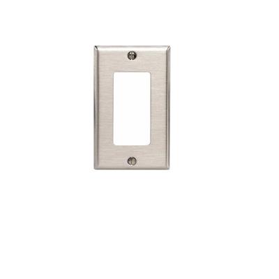 PLACA 1M ACERO INOX P/GFCI TERMOESTABLE