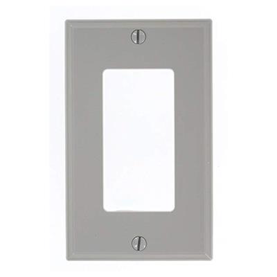 PLACA 1M GRIS S/CHASIS C/TORNILLOS TERMOESTABLE