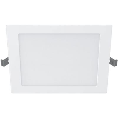 LUM EMP LED 12W 100-240V 40K IP20 6PG DOWNLIGHT CUADRAD DL25