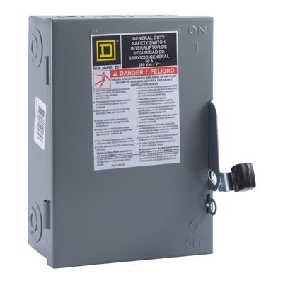 INTERRUPTOR SEG 3P 60A 240V NEMA 1