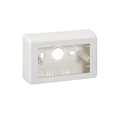CAJA TMK CON FONDO 40MM BCO SIN TUERCA