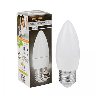 LAMP LED VELA E27 3.5W 100-127V 27K TECNOLITE