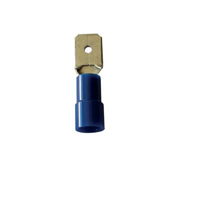 TERM PLANA MACHO 16-14 AWG AZUL 1/4PG KOBAN
