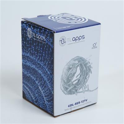 LAMP SERIE C/GUIRNALDA LED 3.8W 127V 30K IP44 5M