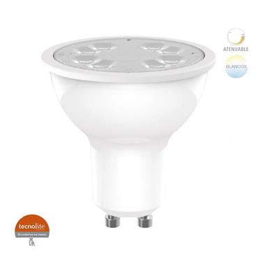 LAMP LED 5W 27-65K GU10 100-240V 350LM DIM