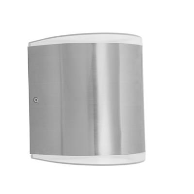 LUM EXT/SOB MURO LED 14.5W 100-240V 30K CROM EDULIS TECNO