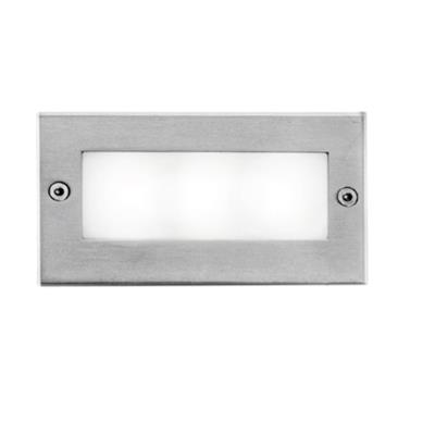 LUM EXT/EMP MURO LED 0.6W 100-127V 30K SATIN CERDENIA I TECN