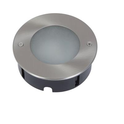 LUM EXT/EMP PISO LED 9W 127V 30K SATIN RUTA TECNO