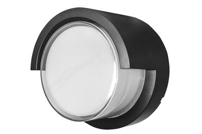LUMINARIO SOBREPONER MURO REDONDO LED 7W 100-240V 30K NEGR