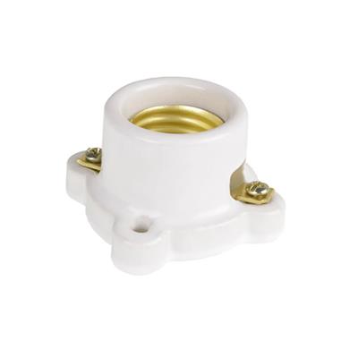 PORTALAMPARA PORCELANA CUADRADO
