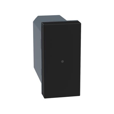 ATENUADOR ZIGBEE 75W LED - 127V 1MOD NEGRO MATE