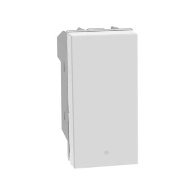 PULSADOR NA 10A 127-277V 1MOD BLANCO