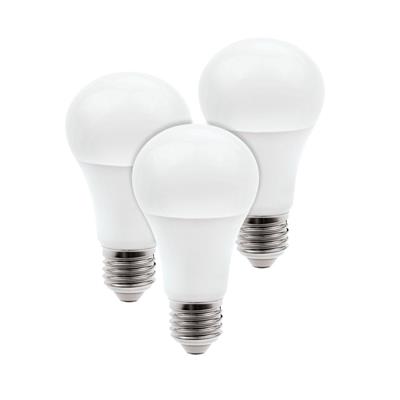 LAMP LED A19 E27 10W 127V 30-65K CCT 3 PZ TECNOLITE