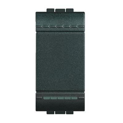 INTERRUPTOR SENCILLO 1 MODULO NEGRO