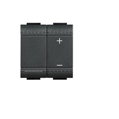 ATENUADOR UNIVERSAL PULSANTE COLOR NEGRO