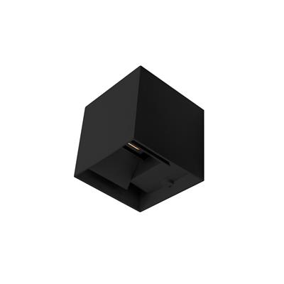 LUM SOB MURO LED 6W 85-265V 30K NEGRO