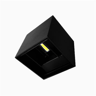 LUM SOB MURO LED 2W 85-265V LUZ DIRECT/INDIRECT 30K NEGRO