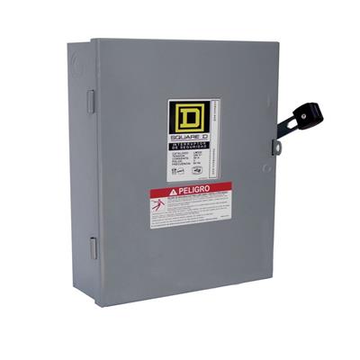 INTERRUPTOR SEGURIDAD LIGERO 240V 3X60A AR