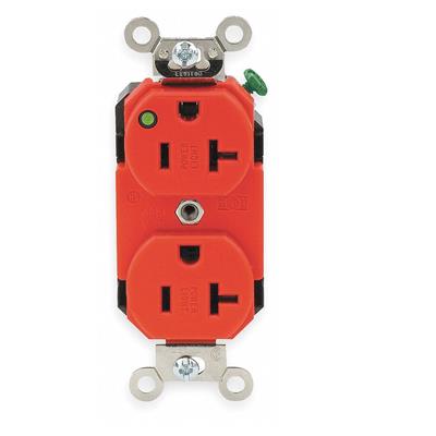 CONTACTO DPX G/HOSP 20AMP 127V ROJO