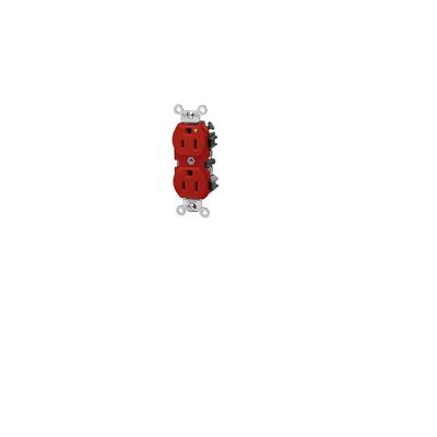 CONTACTO DPX 2P 3H 15A 125V 5-15R IND ROJO
