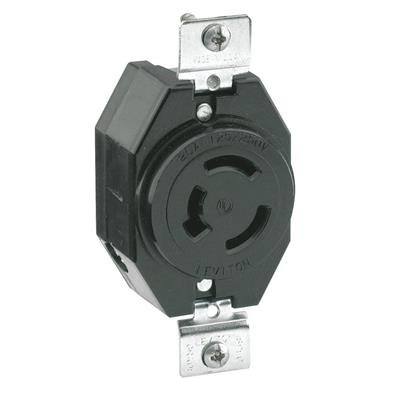 RECEPTACULO FIJO MEDIA VUELTA 3P 3H 20A 125/250V