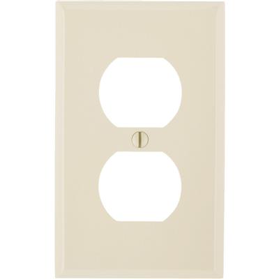 PLACA NYLON P/CONTACTO DUPLEX MARFIL