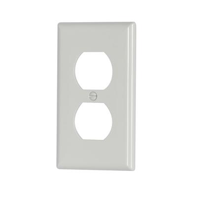 PLACA NYLON P/CONTACTO DUPLEX BLANCO