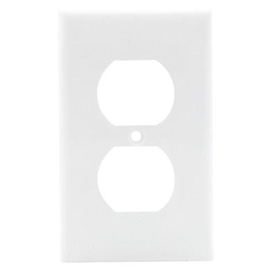 PLACA NYLON P/CONTACTO DUPLEX BLANCO