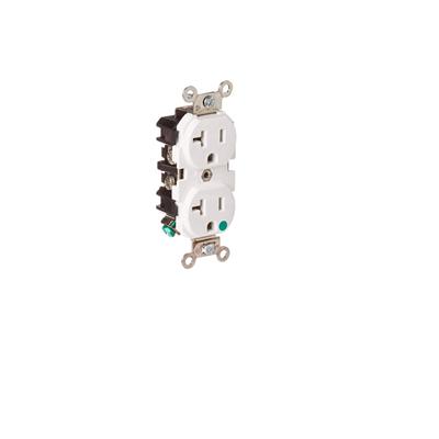 CONTACTO DPX GRADO HOSPITAL 20A 125V 2P 3H BLANCO