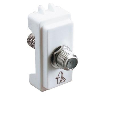 TOMA COAXIAL T.V. BLANCO MARISIO